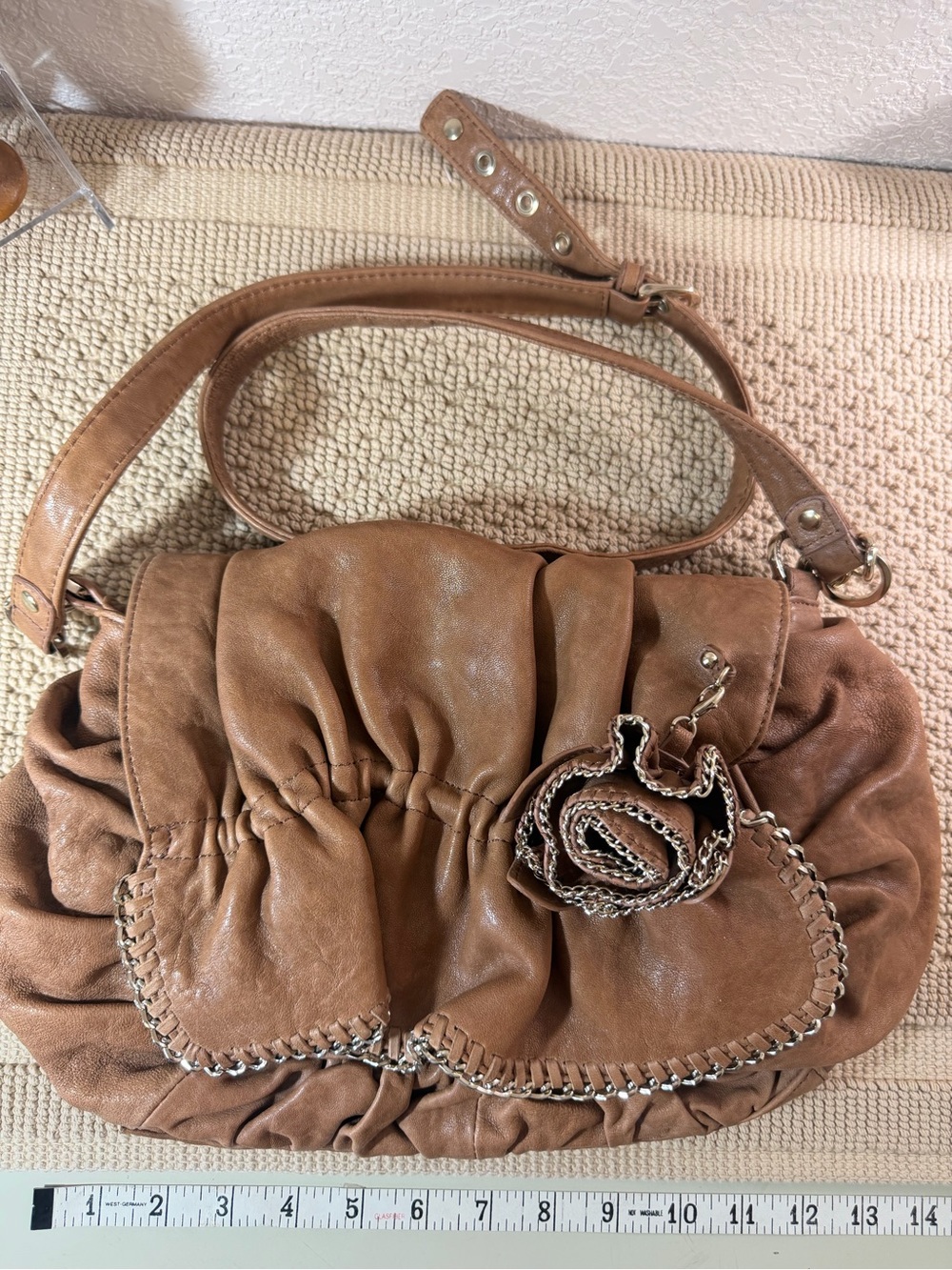 Junior Drake Hobo Genuine Italian Lamb Skin